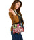 Marshall Islands Polynesian Shoulder Handbag - Summer Plumeria (Red) - Polynesian Pride