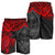 Guam Polynesian Men's Shorts - Red Turtle - Polynesian Pride