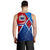 Samoa Men's Tank Top - Samoa Flag with Polynesian Patterns - Polynesian Pride