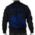 Hawaii Kakau Polynesian Anchor Personalized Men's Bomber Jacket - Blue - Polynesian Pride