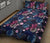 Tropical Palm Tree And Flower Quilt Bed Set - Polynesian Pride