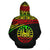 Tahiti Polynesian All Over Custom Zip up Hoodie Reggae Curve - Polynesian Pride