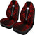 Marshall Islands Car Seat Covers - Marshall Islands Seal Polynesian Tattoo Red - Polynesian Pride