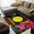 Palau Polynesian Personalised Area Rug - Hibiscus and Banana Leaves - Polynesian Pride