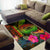 American Samoa Polynesian Personalised Area Rug - Hibiscus and Banana Leaves - Polynesian Pride