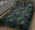 Tropical Monstera Leaf Green Quilt Bed Set - Polynesian Pride