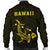 Hawaii Kakau Polynesian Hammerhead Shark Men's Bomber Jacket - Yellow - Polynesian Pride