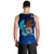 American Samoa Polynesian Men's Tank Top - Blue Polynesian Eagle - Polynesian Pride