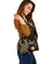 Nauru Shoulder Handbag - Gold Tentacle Turtle - Polynesian Pride