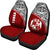 Tonga Car Seat Covers - Tonga Coat Of Arms Polynesian Tattoo Red Curve - Polynesian Pride