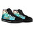 Polynesian Hawaii High - Top Shoes - View sea Hawaii with Turtle and Whale - Polynesian Pride