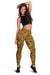 Polynesian Kakau Turtle Yellow Hawaii Women's Leggings AH - Polynesian Pride