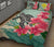 Hawaii Quilt Bed Set - Hawaii Turtles With Plumeria Classic Quilt Bed Set - Polynesian Pride