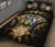 Solomon Islands Polynesian Quilt Bed Set Hibiscus Gold - Polynesian Pride