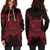 American Samoa Polynesian Hoodie Dress - Map Red - Polynesian Pride