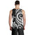 Wallis and Futuna Men's Tank Top - White Tentacle Turtle - Polynesian Pride