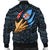 Fiji Personalised Men's Bomber Jacket - Fiji In Me (Blue) - Polynesian Pride