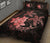 Hawaii Polynesian Turtle Plumeria Quilt Bed Set - Pog Style Red - Polynesian Pride