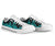 New Caledonia Low Top Canvas Shoes - Turquoise Tentacle Turtle - Polynesian Pride