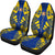 Tokelau Car Seat Covers - Tokelau Coat Of Arms Polynesian Tattoo Flag - Polynesian Pride