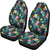 Hawaiian Tropical Hibiscus Car Seat Cover Universal Fit Black - Polynesian Pride