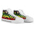 New Caledonia High Top Canvas Shoes - Reggae Tentacle Turtle - Polynesian Pride