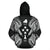 Kosrae Polynesian ll Over Hoodie Map Black - Polynesian Pride