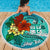 Fiji Beach Blanket - Custom Personalised Tropical Flowers Style - Polynesian Pride