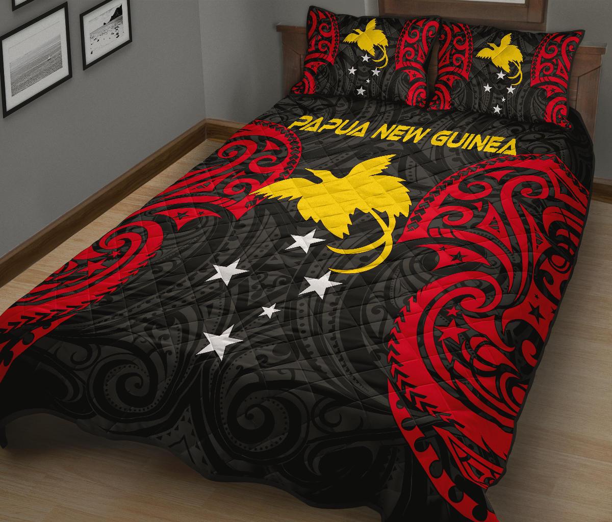 Papua New Guinea Quilt Bed Set - Papua New Guinea Spirit - Polynesian Pride