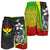 Polynesian Hawaii Men Shorts Reggae - Turtle with Hook - Polynesian Pride