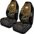 Samoa Polynesian Car Seat Covers - Gold Turtle Flowing - Polynesian Pride