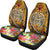 Polynesian Car Seat Covers - Turtle Plumeria Gold Color - Polynesian Pride