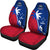 Samoa Car Seat Covers - Samoa Coat Of Arms Coconut Tree - K4 Universal Fit Blue - Polynesian Pride