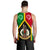 Vanuatu Polynesian Men's Tank Top - Vanuatu Flag and Coat Of Arms - Polynesian Pride