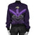 Maori Manaia New Zealand Women Bomber Jacket Purple - Polynesian Pride