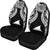 Tokelau Polynesian Car Seat Covers Pride Seal And Hibiscus Black - Polynesian Pride