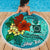 Cook Islands Beach Blanket - Custom Personalised Tropical Flowers Style - Polynesian Pride