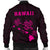 Hawaii Kakau Polynesian Three Turtles Map Men's Bomber Jacket - Pink - Polynesian Pride