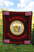 Hawaii Flag Polynesian Premium Quilt Red - Love Style Red - Polynesian Pride