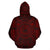 American Samoa ll Over Hoodie merican Samoa Coat of rms Polynesian Red Black - Polynesian Pride