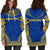 Nauru Women's Hoodie Dress - Polynesian Flag Chief - Polynesian Pride