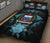 Samoa Polynesian Quilt Bed Set Hibiscus Blue - Polynesian Pride