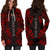 Vanuatu Hoodie Dress - Polynesian Tattoo Red - Polynesian Pride