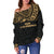 New Caledonia Women's Off Shoulder Sweater - Polynesian Design - Polynesian Pride