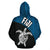 Fiji Tapa Hoodie Fiji Turtle Mermaid Blue Dark - Polynesian Pride