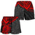 Polynesian Shorts (Women) - Polynesian Red Turtle - Polynesian Pride