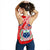 Samoa Polynesian Women's Racerback Tank - Independence Day Red Version - Polynesian Pride