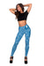 Yap Women's Leggings - Blue Version - Polynesian Pride