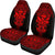 Kanaka Map Polynesian Car Seat Cover - Red - Armor Style - Polynesian Pride