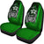 Chuuk Micronesian Car Seat Covers Green - Turtle With Hook - Polynesian Pride